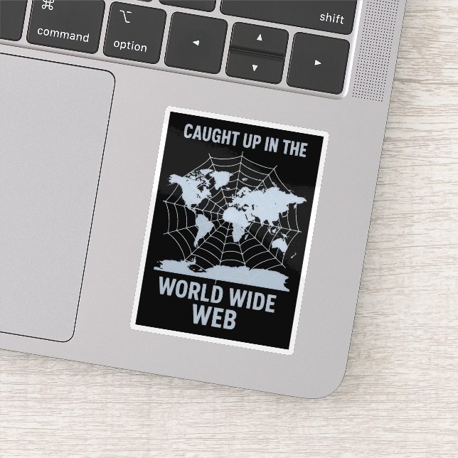 Pegatina World Wide Web (Detalle)
