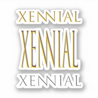 Pegatina Xennial (milenio)