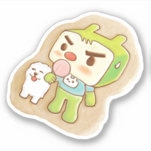Pegatina XiaoTieJun Gritando cookies