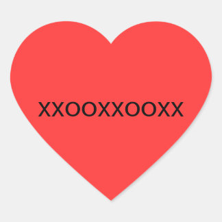 Pegatina XOXOXO