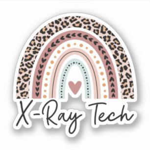 Pegatina Xray Tech, Tecnólogo Radiológico, Xray Tech Grad