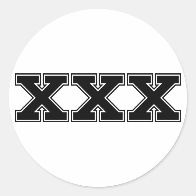 PEGATINA XXX (Anverso)