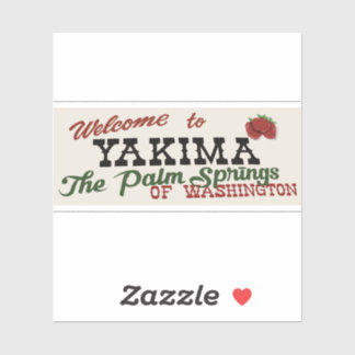 Pegatina Yakima Washington