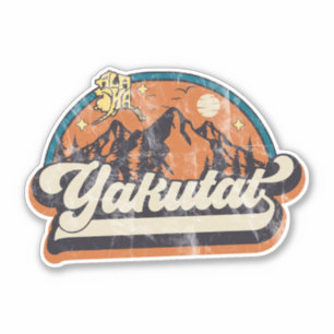 Pegatina Yakutat, Alaska