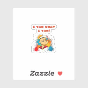 Pegatina Yam What I Yam Classic Sloth Trendy