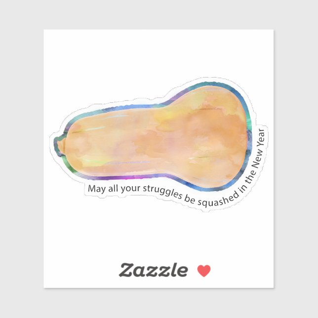 Pegatina Yehi Ratsones squash Blessing (Hoja)