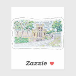 Pegatina Yellow Historic Villa