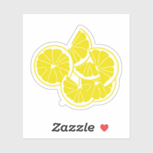 Pegatina Yellow Lemons Summer Fun