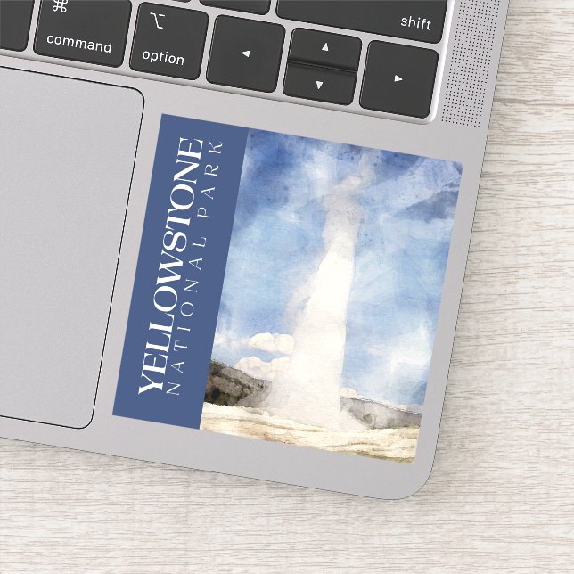 Pegatina Yellowstone, Parque Nacional Decal (Detalle)