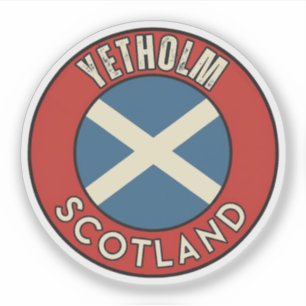 Pegatina Yetholm, Escocia
