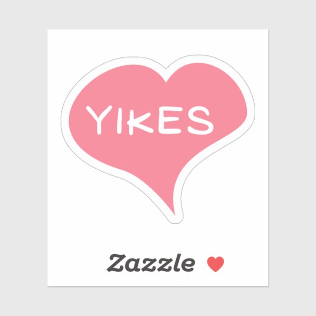 Pegatina YIKES Love Heart Vinyl (Hoja)
