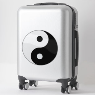 Pegatina Yin Yang transparente