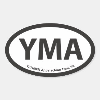 Pegatina YMA Oval