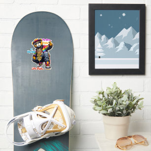 Pegatina "¡Yo hermano!" Abraza el estilo de vida de HipHop 