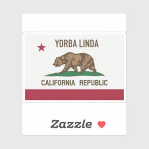 Pegatina Yorba Linda CA