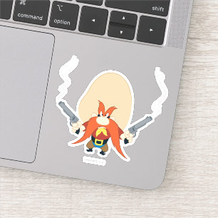 Pegatina Yosemite Sam Atrás