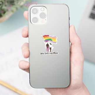 Pegatina You Are My Safe Place – LGBTQ Pride Love Sticker
