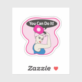 Pegatina You Can Do It Pickleball (W)