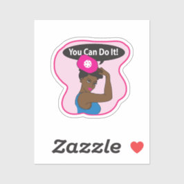 Pegatina You Can Do It. Rosie Pickleball (B)