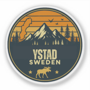 Pegatina Ystad, Suecia Sverige