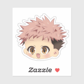 Pegatina Yuji inspired chibi