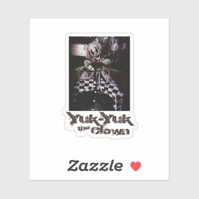 Pegatina Yuk-Yuk El Payaso (Hoja)