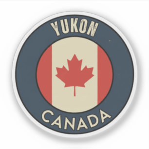 Pegatina Yukon Canadá