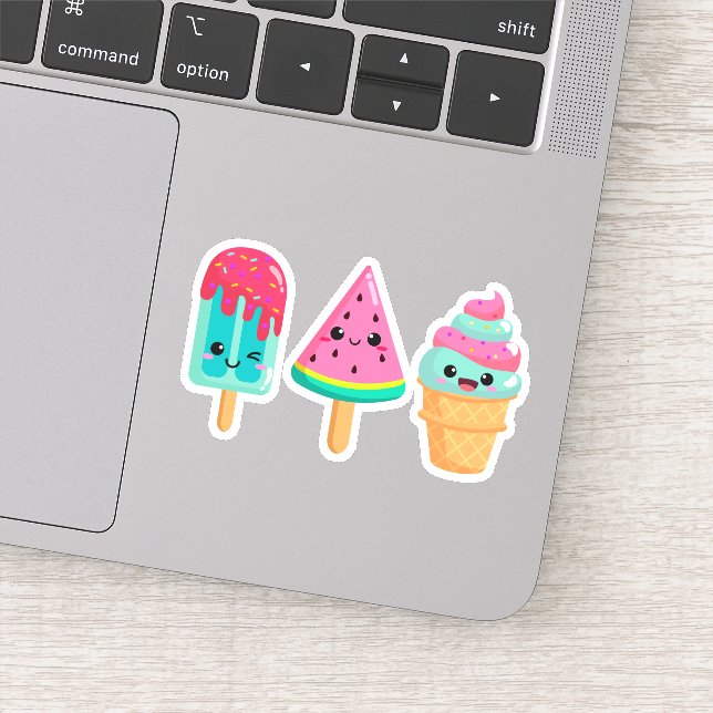 Pegatina Yummy Ice Cream Triam Summer Vibe (Detalle)