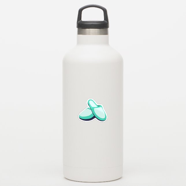 Pegatina Zapatillas de Aqua (Botella de agua)