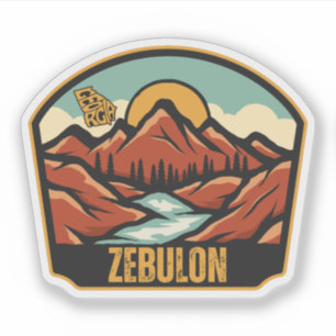 Pegatina Zebulon, Georgia