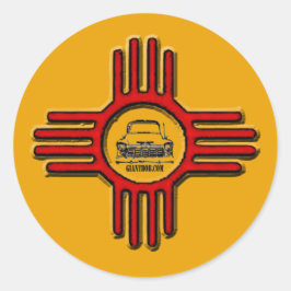 Pegatina Zia Bob Round