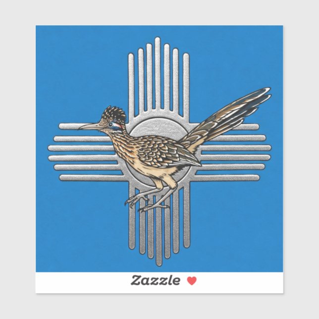 Pegatina Zia Road Runner (Hoja)