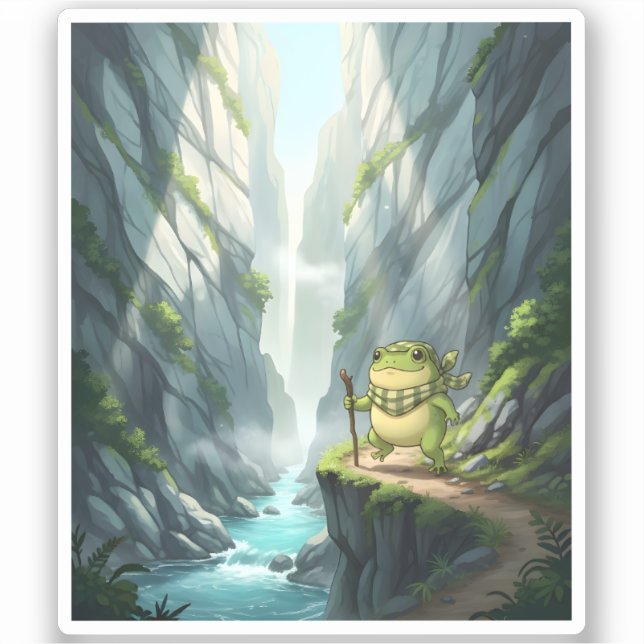 Pegatina Zochi’s Adventure Through Taroko Gorge (Anverso)