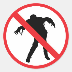 Pegatina Zombie