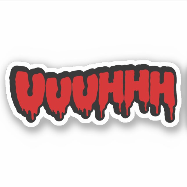 Pegatina Zombie Groan (Anverso)
