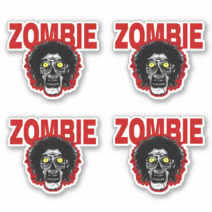 Pegatina ZOMBIE-Head