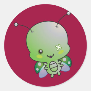 Pegatina Zombie Ladybug