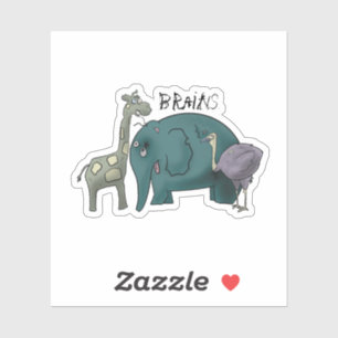 Pegatina Zombie Savanna