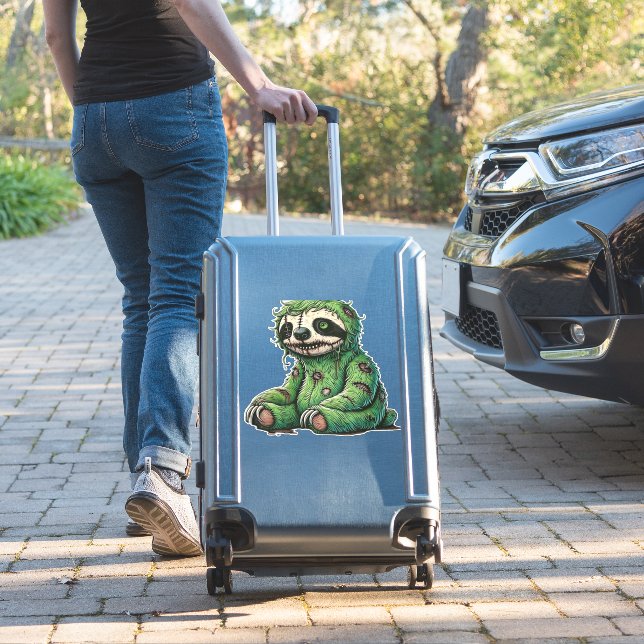 Pegatina Zombie Sloth Halloween Zombie Sloth Zombie Lover C (Maleta Insitu)
