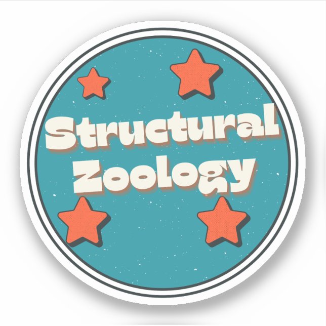 Pegatina Zoología Estructural (Anverso)