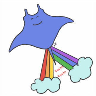 Pegatina Zoom de rayo estático