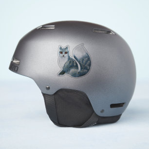 Pegatina Zorro gris lindo