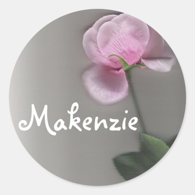 pegatinas 4 nombre: Makenzie (Anverso)