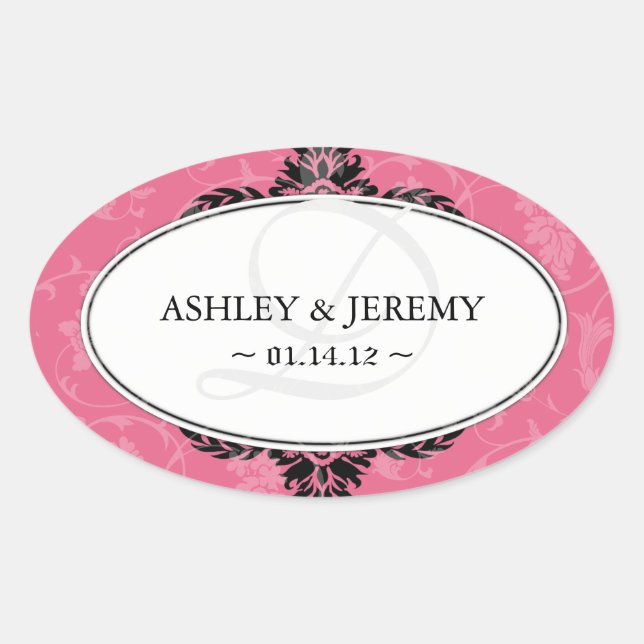 Pegatinas a favor de la boda de chupa de miel (Anverso)