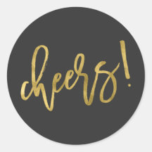 Pegatinas a favor de la Fiesta Glam Gold