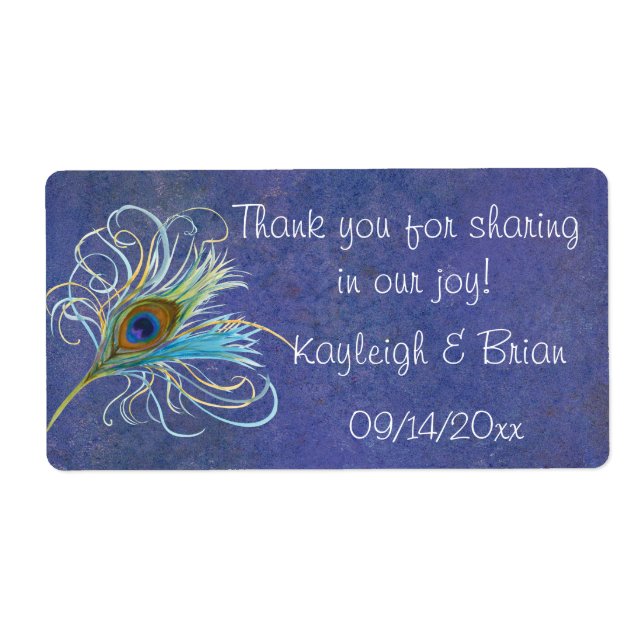 Pegatinas a favor de la gloria del pavo real (Frente)