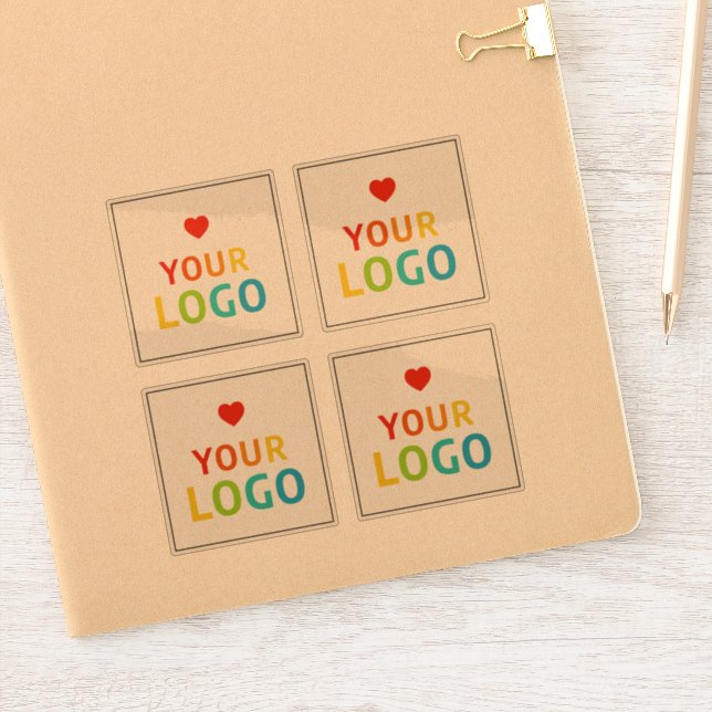 Pegatinas a prueba de agua con logotipo comercial  (Cuaderno)