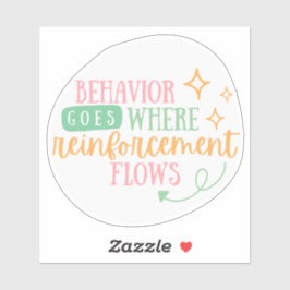 PEGATINAS ABA, Behaviour Tech, BCBA, regalo ABA,