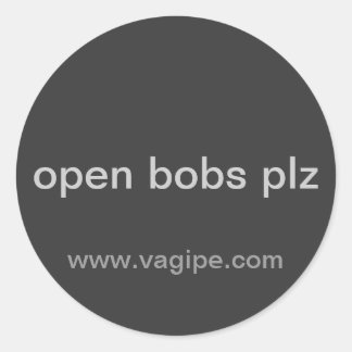 pegatinas abiertos de bobs