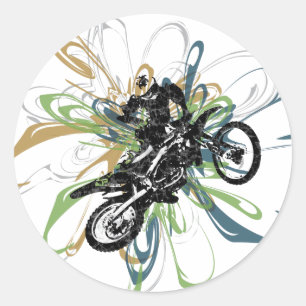 Pegatinas abstractos de la bici de la suciedad